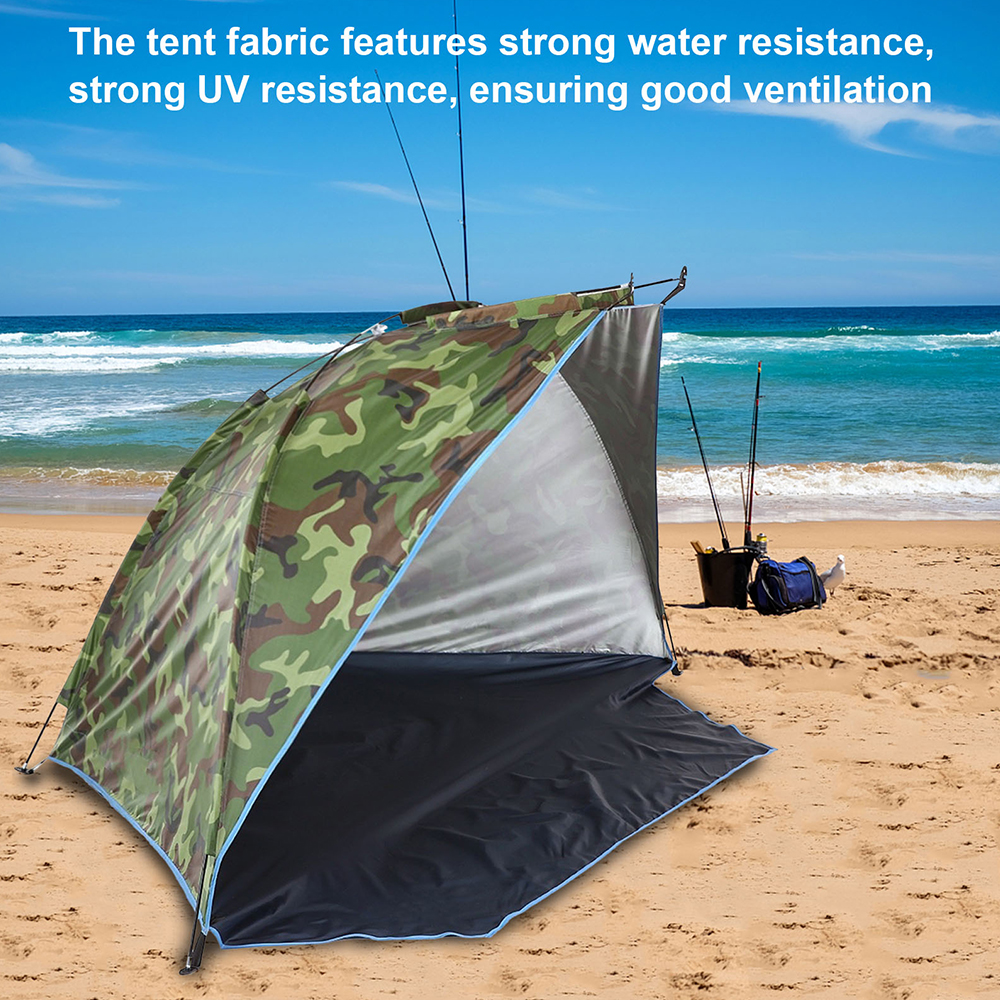Cheap Goat Tents Outdoor Beach Tent Summer Sunshade Pop Up Camping Tent 170T Polyester Sunshade Tent for Fishing Camping Hiking Picnic Park Tents 